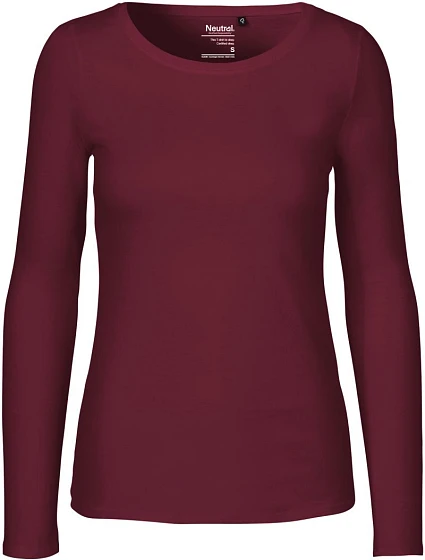 Neutral O 81050 Dámské tričko s dlouhým rukávem 77.8150 bordeaux Neutral O 81050 Dámské tričko s dlouhým rukávem 77.8150 bordeaux