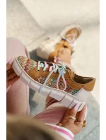 Dámské Kožené Polobotky model 21693708 Multikolor - Maciejka