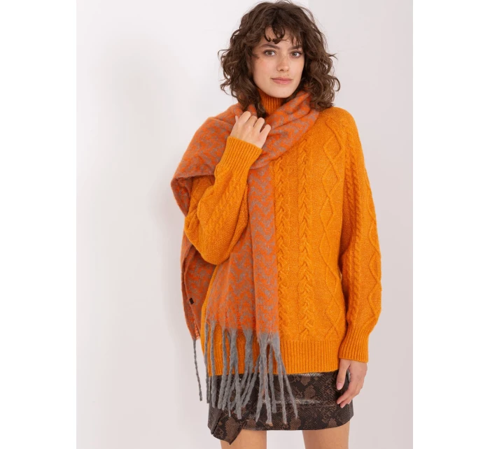 Szalik AT SZ model 20742423 jasny pomarańczowy - FPrice