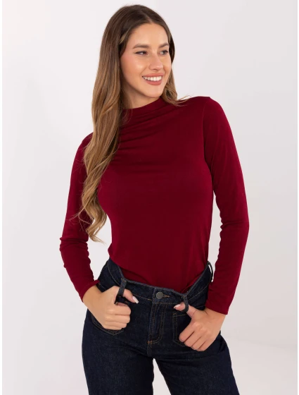Bluzka IT BZ model 21441268 bordowy - FPrice Bluzka IT BZ model 21441268 bordowy - FPrice