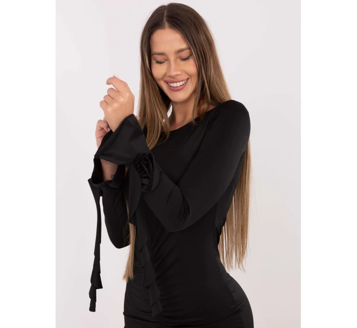 Sukienka MI SK model 21768459 czarny - FPrice Sukienka MI SK model 21768459 czarny - FPrice