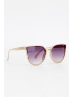 Sluneční brýle Monnari Accessories s módním tvarem béžové barvy
