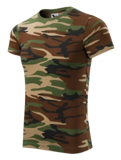 Camouflage tričko unisex camouflage brown