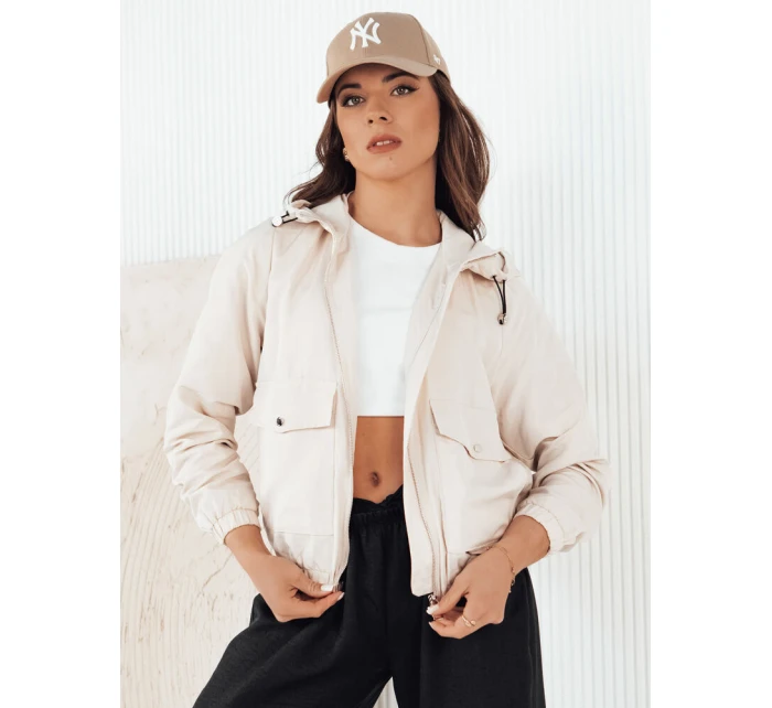 Dámská přechodná bunda BELIJ béžová FashionStreet TY4257 Dámská přechodná bunda BELIJ béžová FashionStreet TY4257