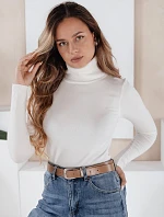 Dámský svetr s rolákem VANORIA white FashionStreet MY2491