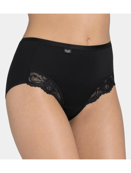 Dámské kalhotky Romance Maxi černé - Sloggi Dámské kalhotky Romance Maxi černé - Sloggi