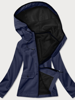 Tmavě modrá dámská sportovní softshellová bunda model 17237498 - J.STYLE