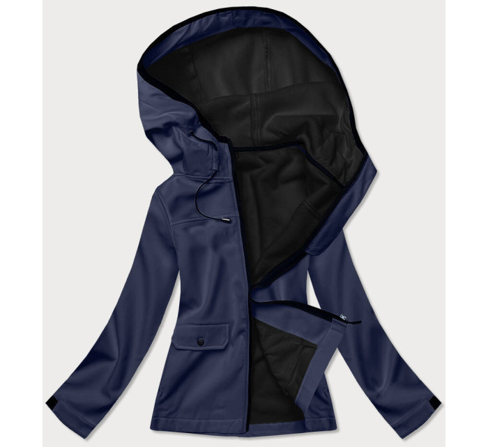 Tmavě modrá dámská sportovní softshellová bunda (HD182-4)