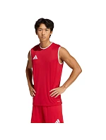 Pánské tričko adidas Entrada 26 Sleeveless Jersey červené KB3932 pánské