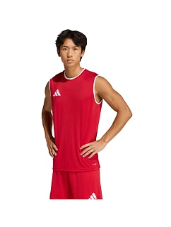 Pánské tričko adidas Entrada 26 Sleeveless Jersey červené KB3932 pánské