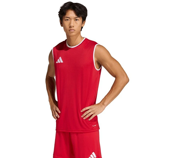 Pánské tričko adidas Entrada 26 Sleeveless Jersey červené KB3932 pánské