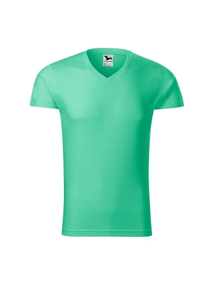 Slim Fit tričko s výstřihem do V M model 18010218 pánské - Malfini