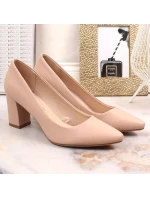 Dámské lodičky Sergio Leone v tělové barvě PB414