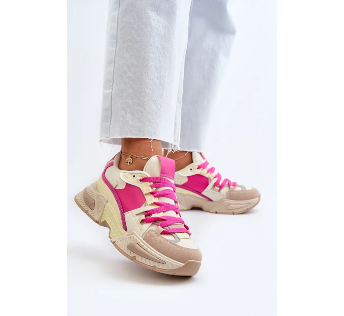 Dámská módní šněrovací sportovní obuv model 21652286 - Boto Dámská módní šněrovací sportovní obuv model 21652286 - Boto