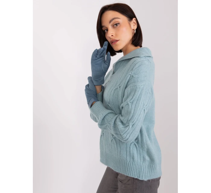 Rukavice AT RK 239507.94P šedomodrá