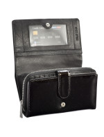 Kožená peněženka Semiline RFID P8229-0 Black
