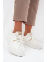 Dámské tenisky na platformě Big Star – bílé Dámské tenisky na platformě Big Star – bílé