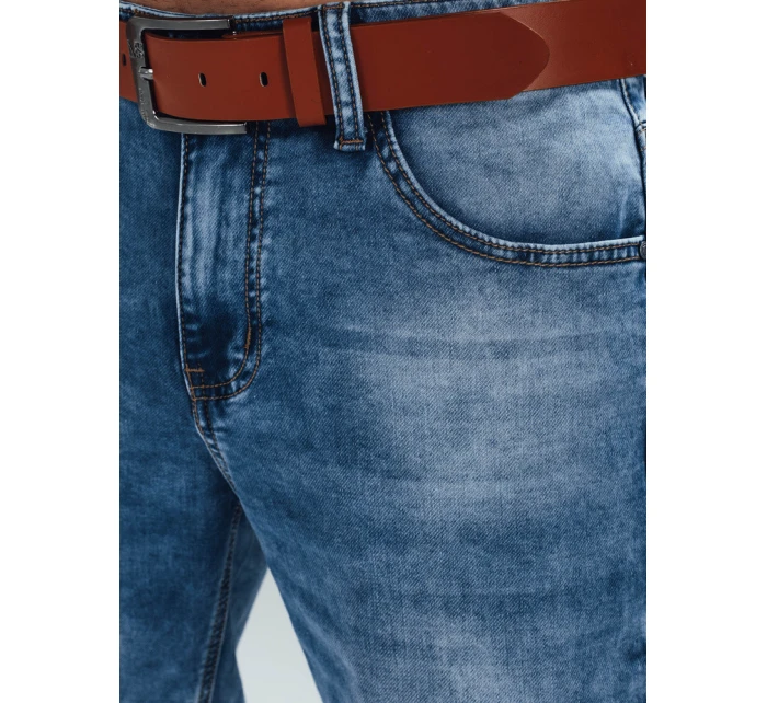 Pánské modré džínové šortky s páskem Dstreet model 21989882 - FashionStreet
