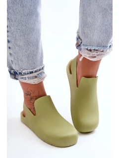 Módní gumové dřeváky zelená model 21586298 - Boto