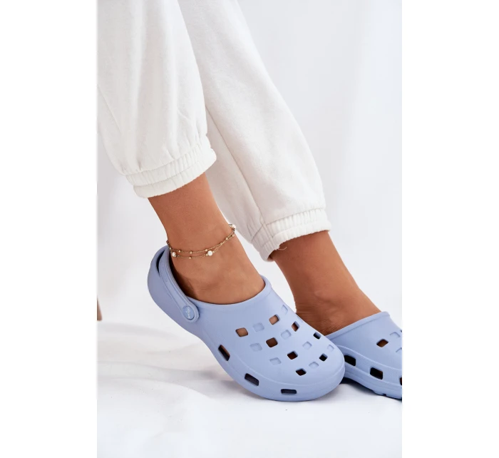 Dámské Pěnové Pantofle Modré model 21698074 - Boto Dámské Pěnové Pantofle Modré model 21698074 - Boto