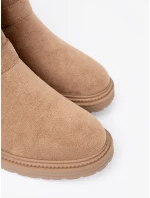 Výborné Karmelowy dámské kotníčkové boty na plochém podpatku Výborné Karmelowy dámské kotníčkové boty na plochém podpatku