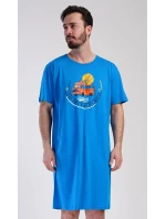 Pánská noční košile s krátkým rukávem Adventure Pánská noční košile s krátkým rukávem Adventure