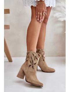 Boty na podpatku  model 201150 Step in style