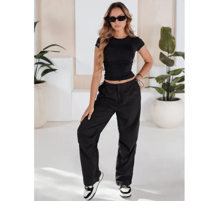 Dámské padákové kalhoty MORAT black FashionStreet UY1663