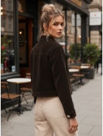 Dámská semišová bunda coffee FashionStreet TY5583