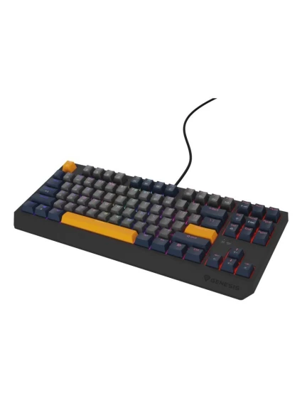 GENESIS Thor 230 TKL Herní USB QWERTY klávesnice česky Modrá GENESIS Thor 230 TKL Herní USB QWERTY klávesnice česky Modrá