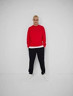 B&C Crew Unisex mikina red model 22445108 B&C Crew Unisex mikina red model 22445108