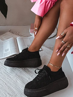 Dámské tenisky na platformě Černé model 21937761 - Boto