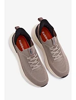 Pánské Sportovní Boty Textilní SlipOn Sneakers Na Platformě  Béžové model 22147184 - Kobbo