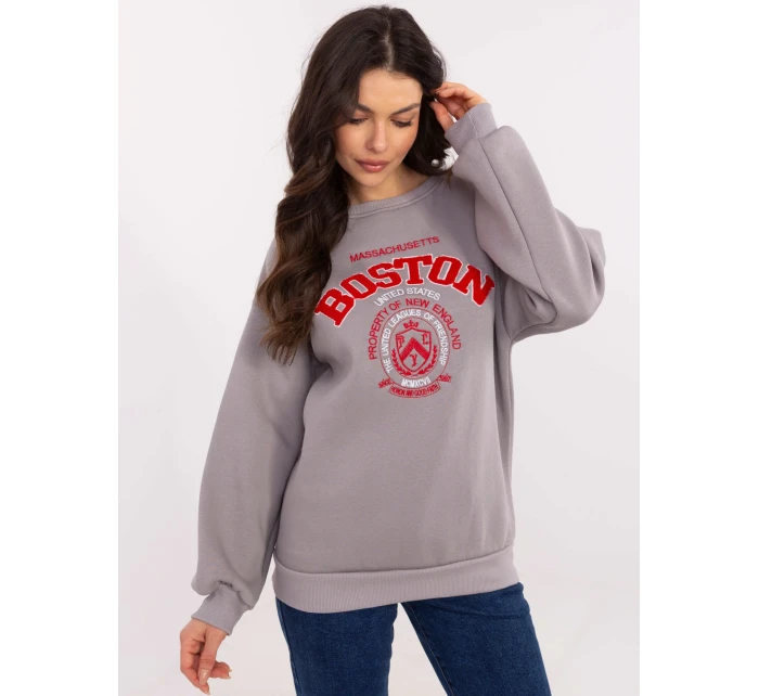 Mikina EM BL 617 model 20822440 šedá - FPrice Mikina EM BL 617 model 20822440 šedá - FPrice