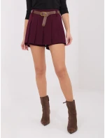 Szorty IT SN model 21782490 bordowy - FPrice Szorty IT SN model 21782490 bordowy - FPrice