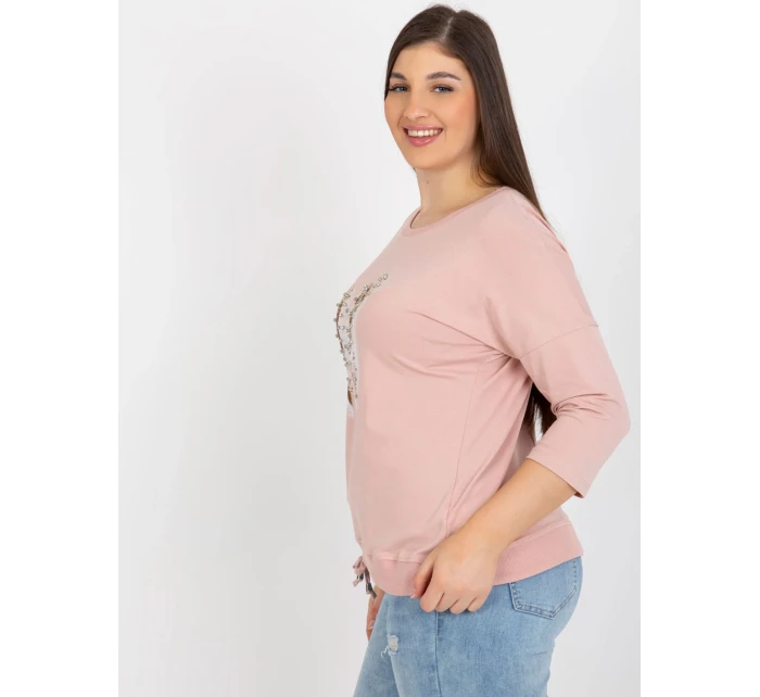 Halenka RV BZ 8182.03X světle růžová Halenka RV BZ 8182.03X světle růžová