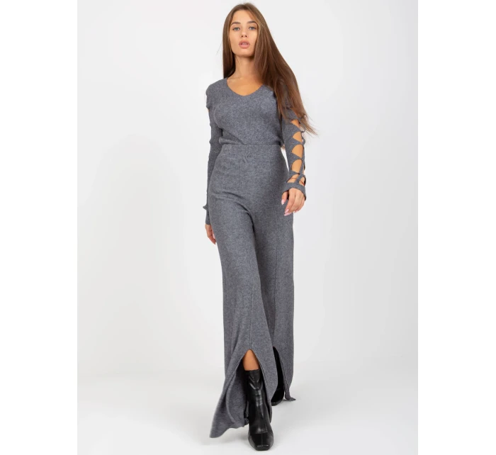 Kalhoty VI SP 20271.97 tmavě šedá Kalhoty VI SP 20271.97 tmavě šedá