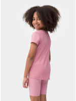 Dívčí tričko 4FJSS23TTSHF279-54S růžové - 4F