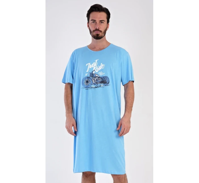 Pánská noční košile s krátkým rukávem Samuel