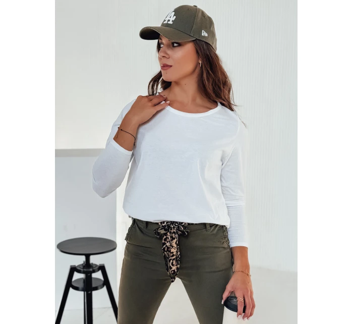 MINIMODA dámská halenka s přívěskem v jedné velikosti bílá FashionStreet RY2679