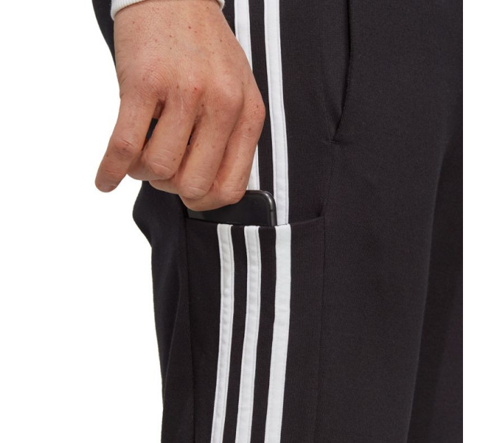 Kalhoty adidas Essentials Single Jersey Tapered Open Hem 3-Stripes M IC0044