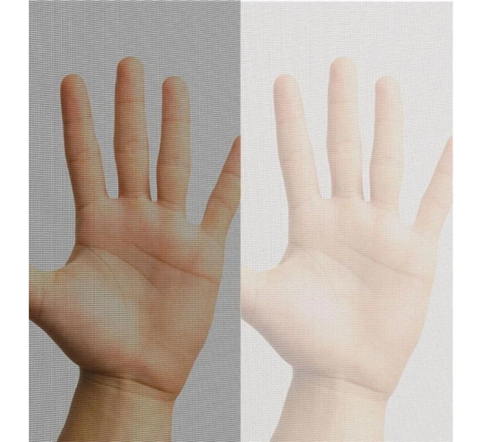 MOSKYTIÉRA DO OKNA 150X180 BÍLÝ POLYESTER + PÁSEK NA SUCHÝ ZIP