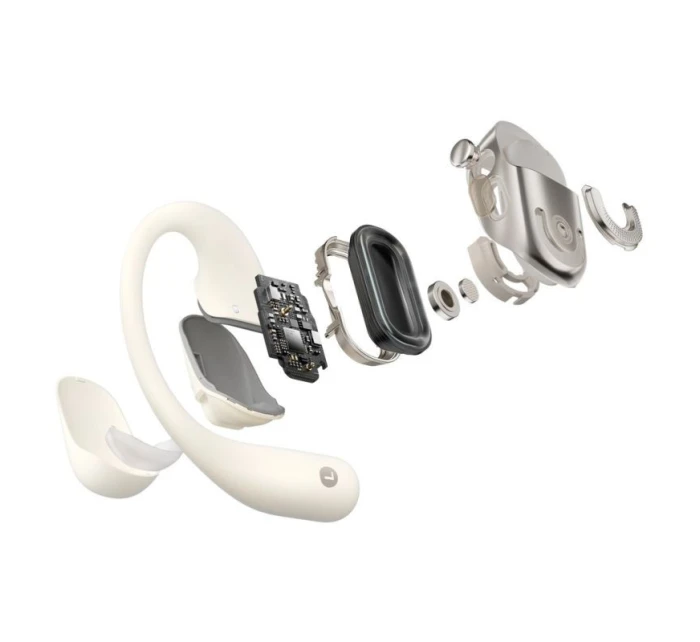 Bezdrátová sluchátka Shokz OpenFit 2 béžová