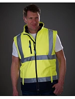 Yoko HV 006 Hi-Vis softshellová vesta 79.V006 hi vis orange Yoko HV 006 Hi-Vis softshellová vesta 79.V006 hi vis orange