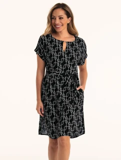 Style Parma šaty 8609 černobílá - Anita Classix