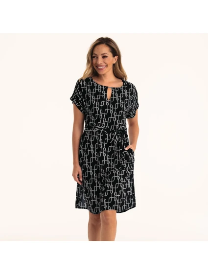 Style Parma šaty 8609 černobílá - Anita Classix