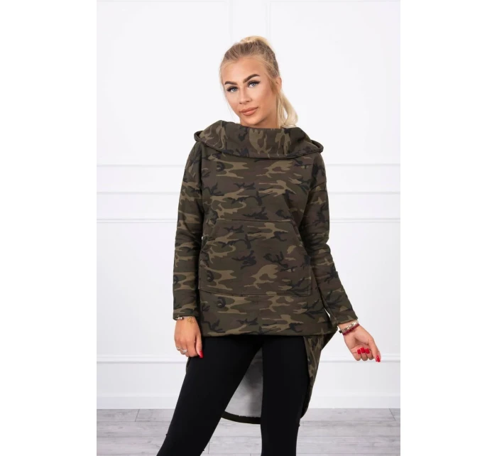 Mikina s dlouhými zády model 18745101 - K-Fashion