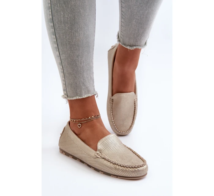 Dámské mokasíny Zlaté model 21653948 - Boto