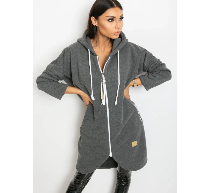 Mikina RV BL 4742.20P tmavě šedá