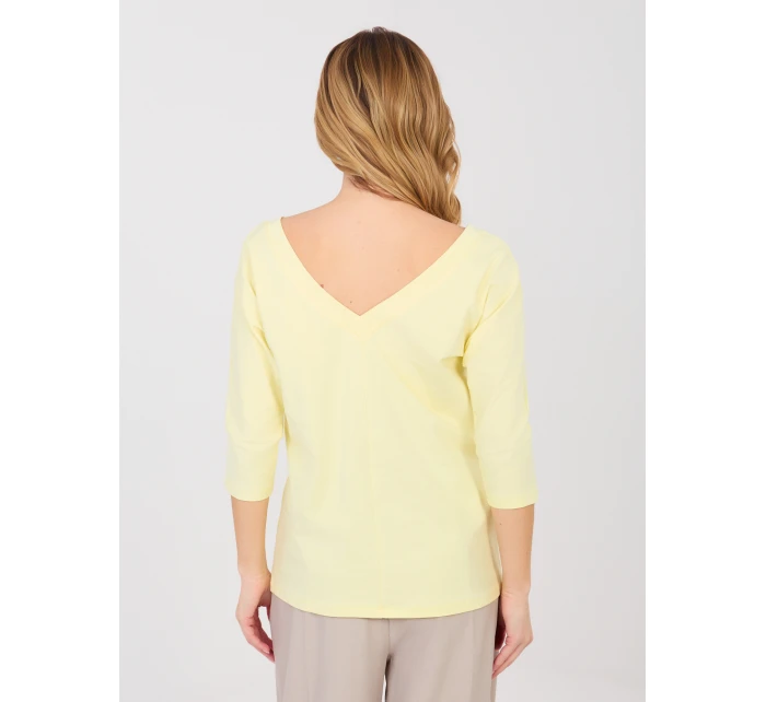 Bluzka RV BZ model 22013850 jasny żółty - FPrice